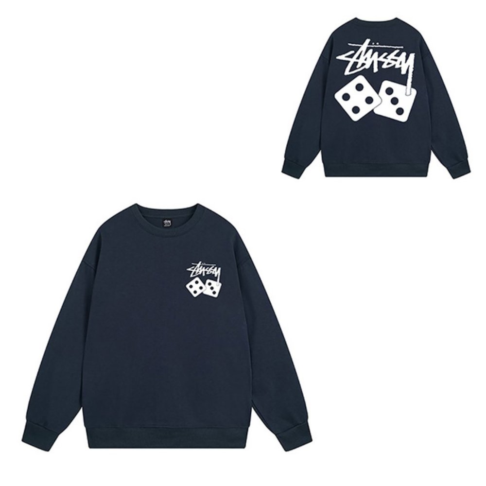 Stussy Dice Logo Blue Navy